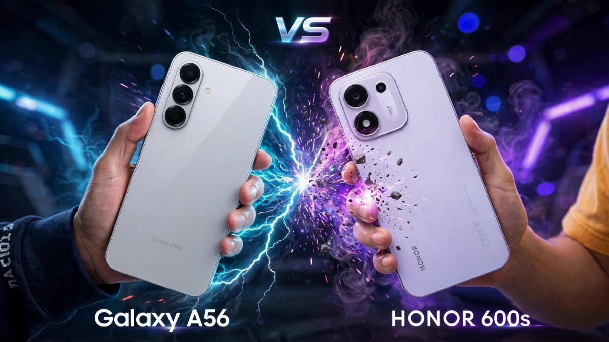 So sánh HONOR 600s vs Galaxy A56: Ngoài pin lớn, HONOR 600s có gì đấu Galaxy A56?