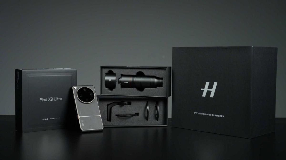 Cận cảnh OPPO Find X9 Ultra với hệ sinh thái phụ kiện nhiếp ảnh Master Kit