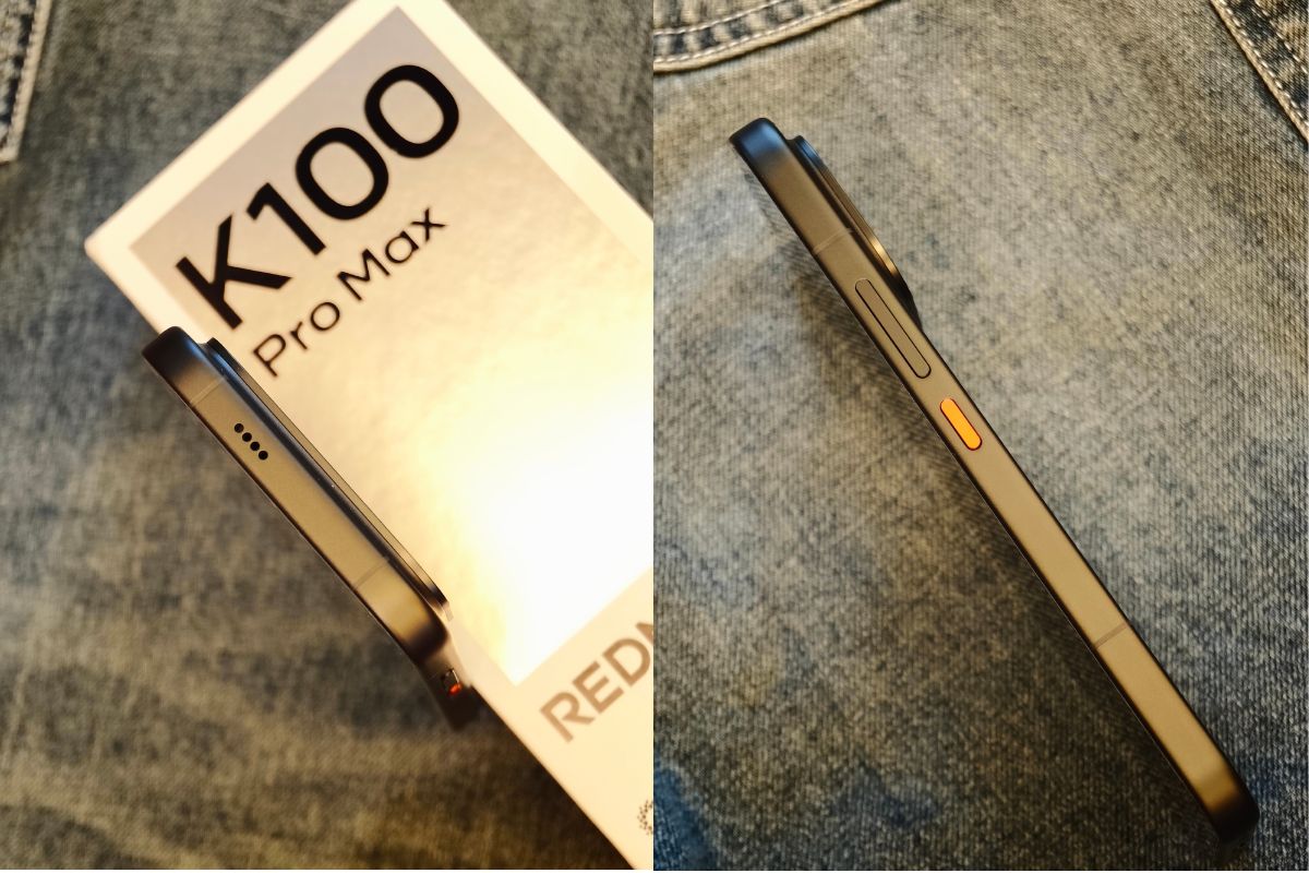 Cận cảnh Redmi K100 Pro Max với thân máy 8.45mm