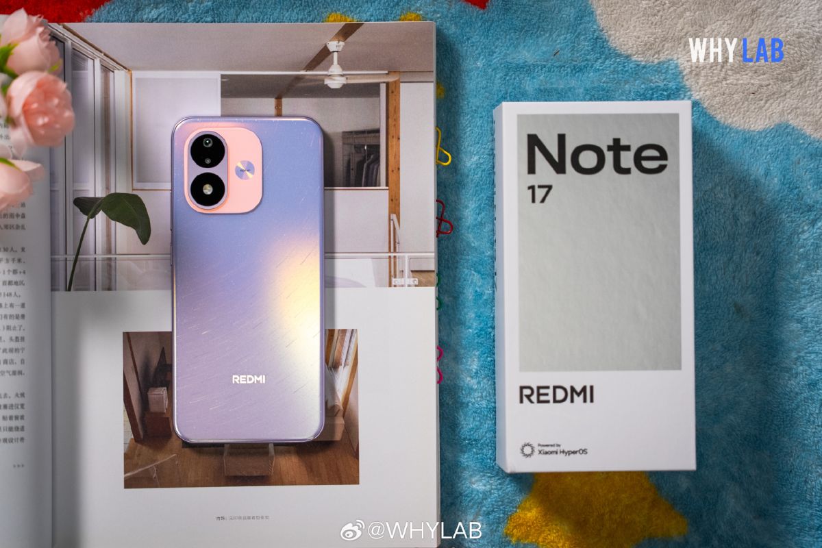 Cận cảnh Redmi Note 17 về thiết kế