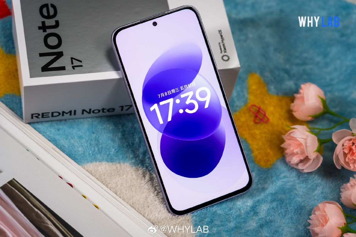 Cận cảnh Redmi Note 17 về màn hình kích thước 7 inch