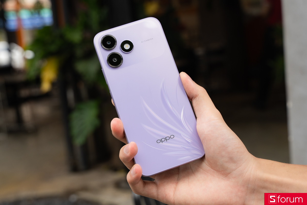 Trên tay OPPO A6c về thiết kế
