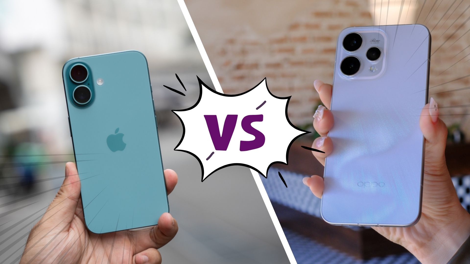 So sánh OPPO Reno15 vs iPhone 16: OPPO Reno15 5G có gì để bật lại iPhone 16?