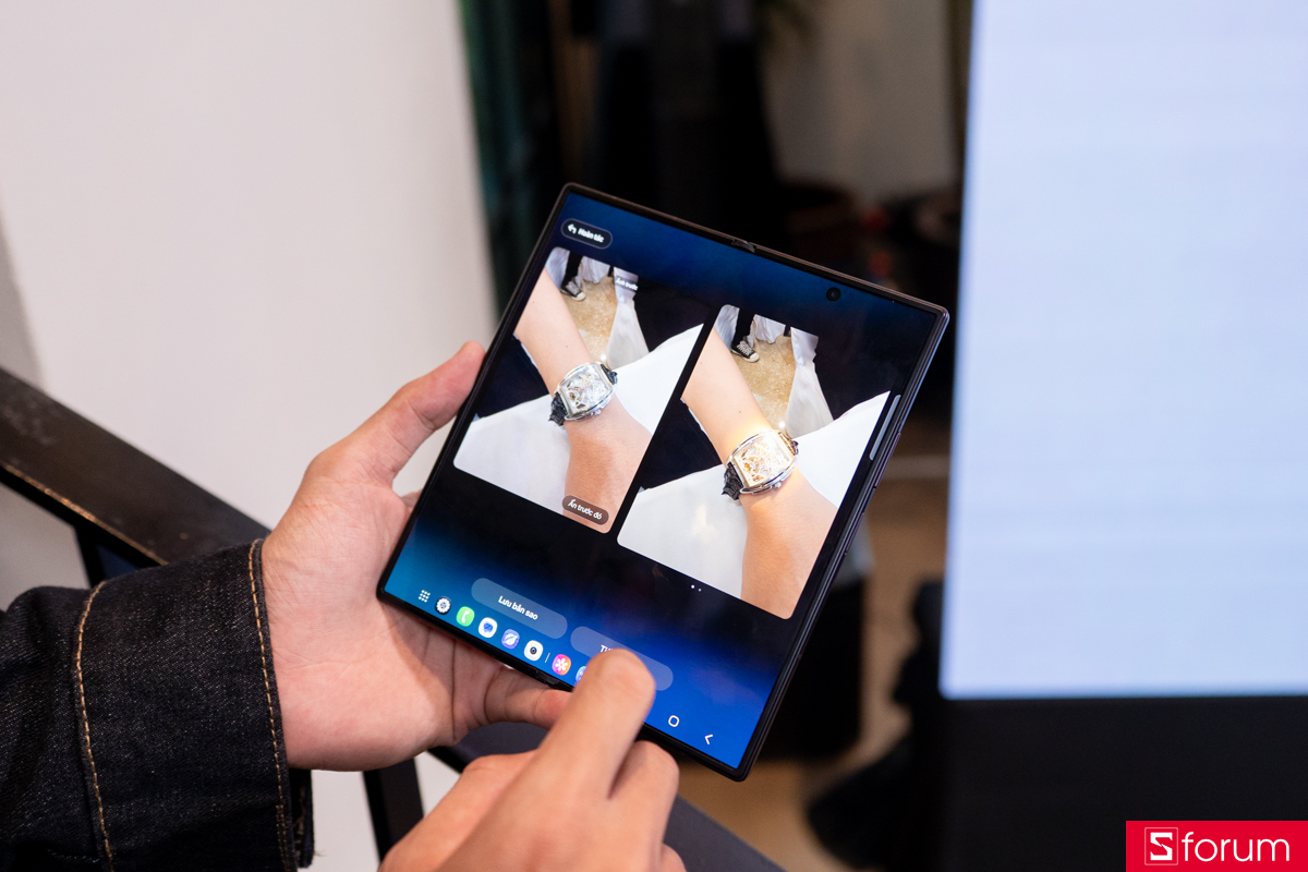 Trên tay Samsung Galaxy Z Fold8 Ultra tính năng chỉnh sửa ảnh thế hệ mới