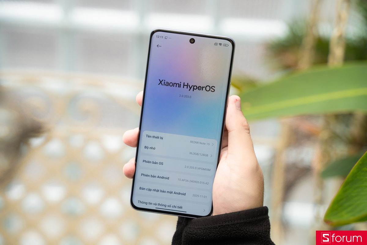 Trên tay Xiaomi Redmi Note 15: hỗ trợ 4 năm cập nhật giao diện