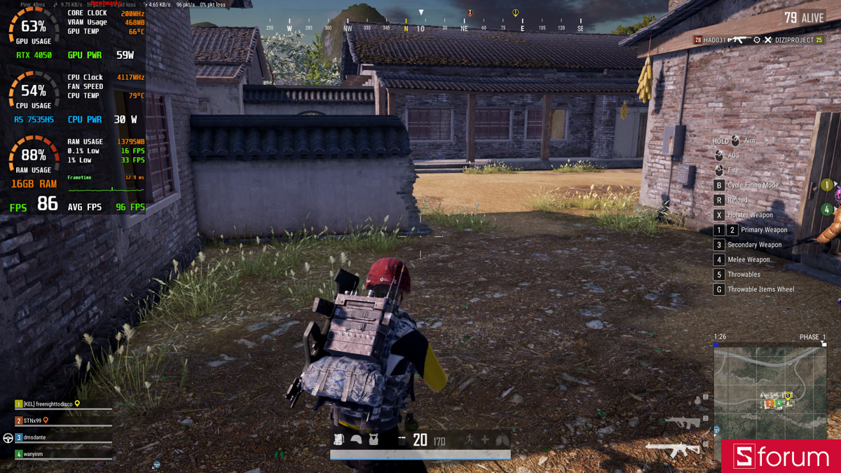 Hiệu năng chơi game thực tế