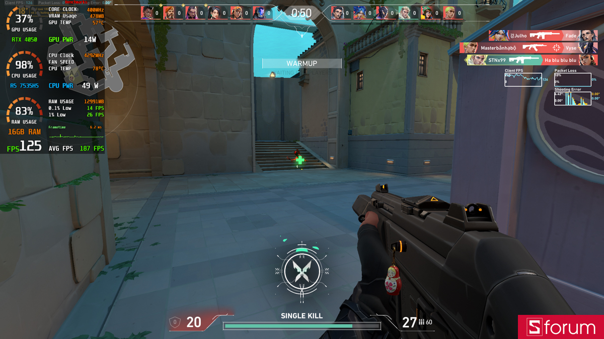 Hiệu năng chơi game thực tế