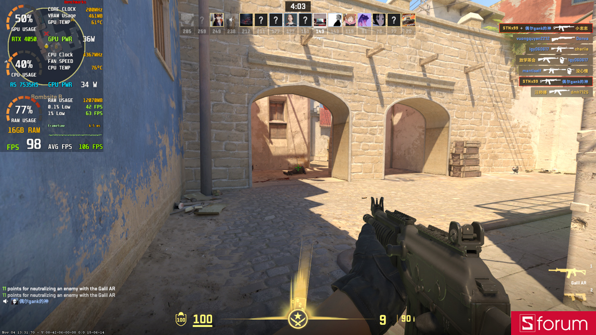 Hiệu năng chơi game thực tế