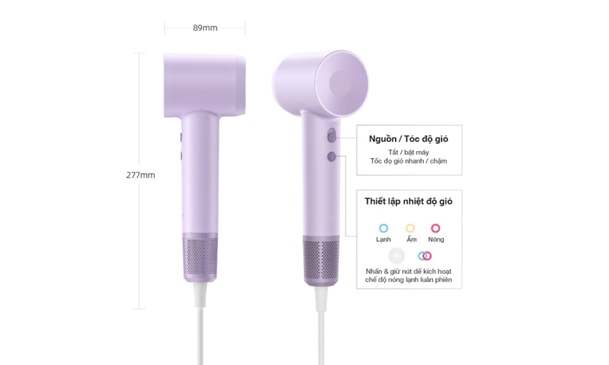 Máy sấy tóc Ion tốc độ cao Laifen SE