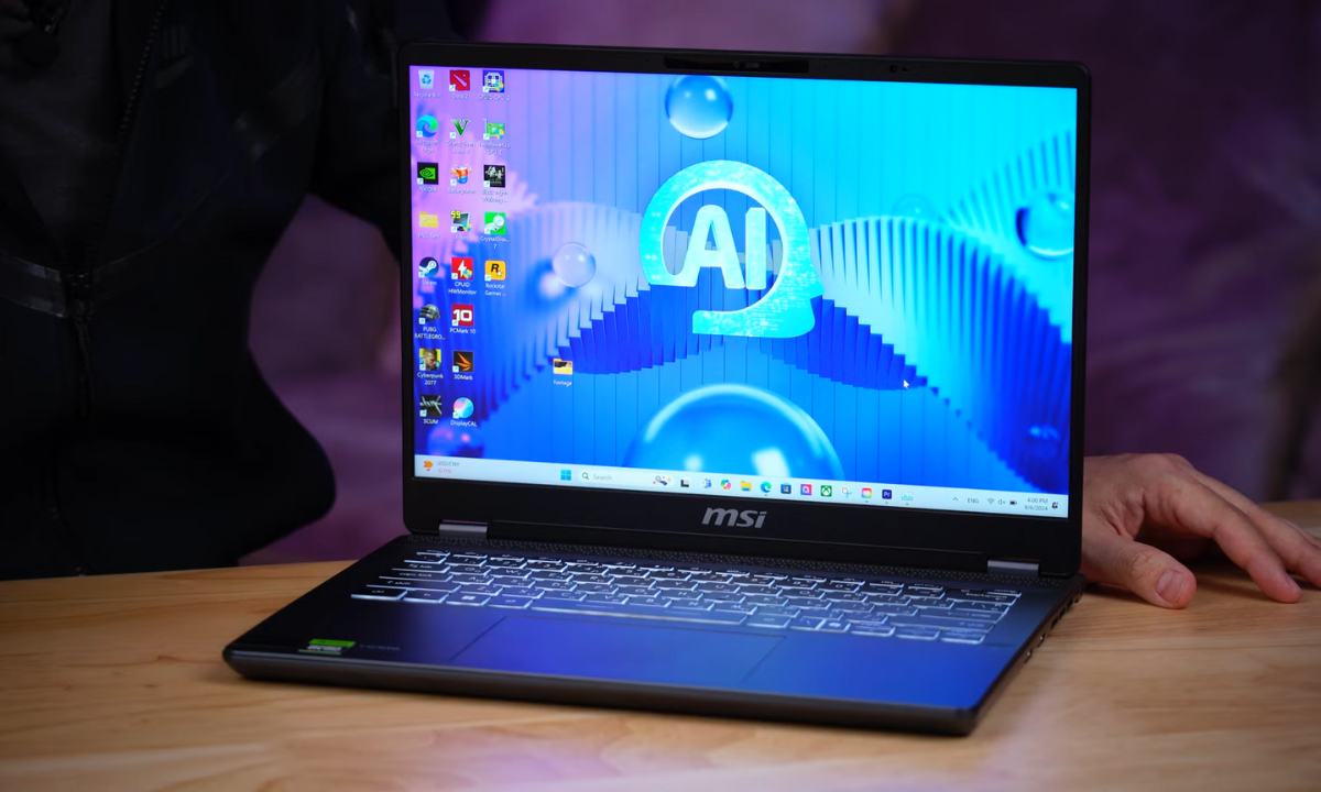 Điểm cộng lớn của dòng AI Studio nằm ở MSI AI Engine