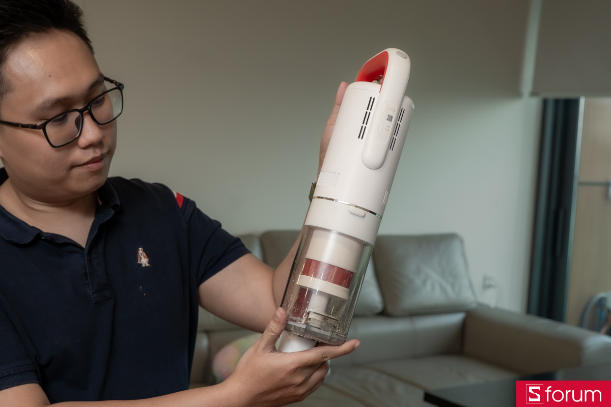 Hút mạnh 20.000 Pa, chống rối tóc, êm ái