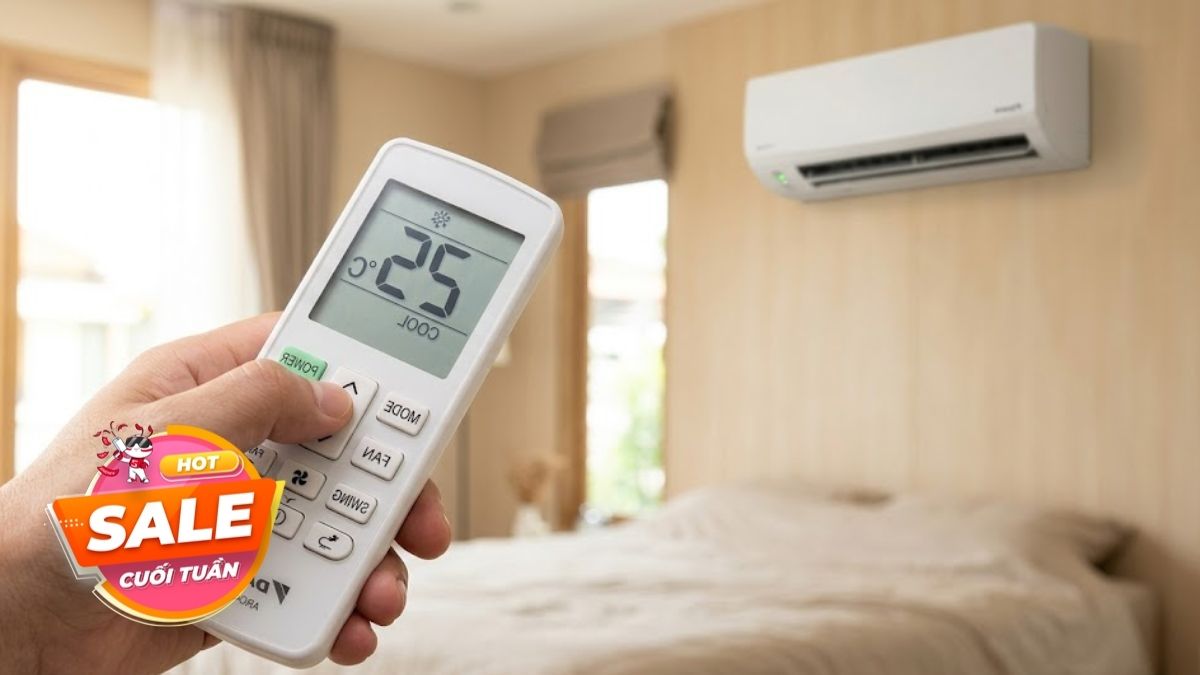 Bật máy lạnh thả ga không lo xót ví: Flash Sale điều hòa Inverter giảm đến nửa giá! Bật máy lạnh thả ga không lo xót ví: Flash Sale điều hòa Inverter giảm đến nửa giá!