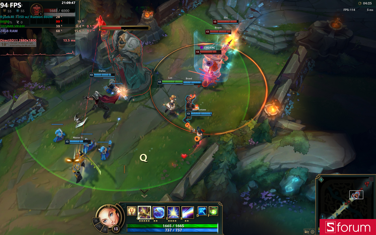 Đánh giá hiệu năng chơi game