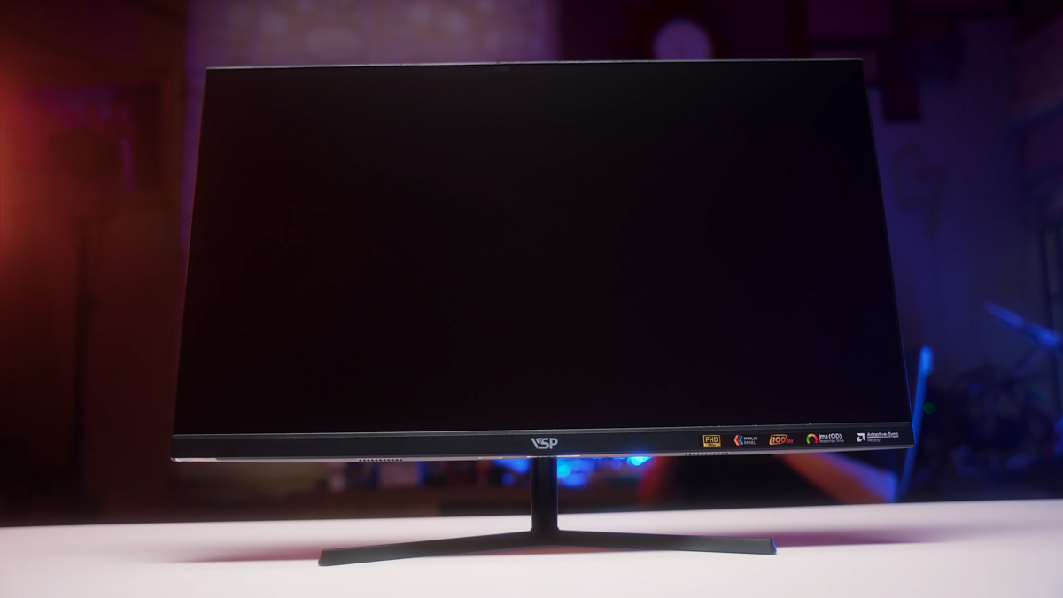VSP V2510F1 25 inch có đầy đủ cổng kết nối cơ bản và hỗ trợ gắn Arm rời