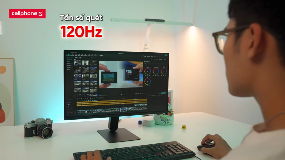 LG 24U411A-B 24 inch có tần số quét 120Hz