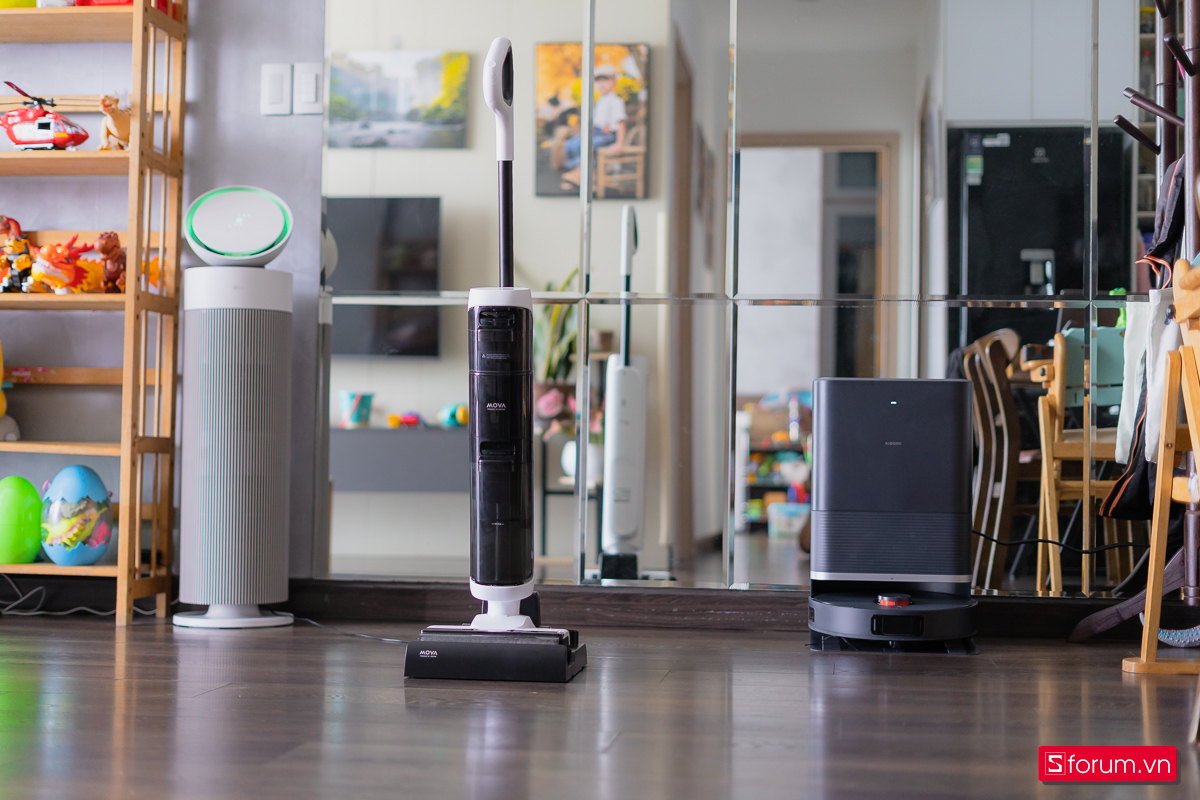 Máy hút bụi lau sàn khô và ướt đa năng Mova K20