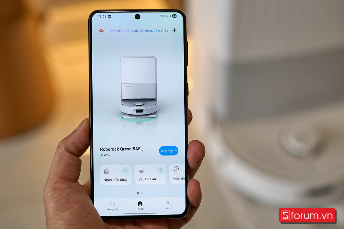 Giao diện mới của app Roborock giúp trải nghiệm sử dụng robot thêm tiện lợi và hấp dẫn hơn về mặt thị giác