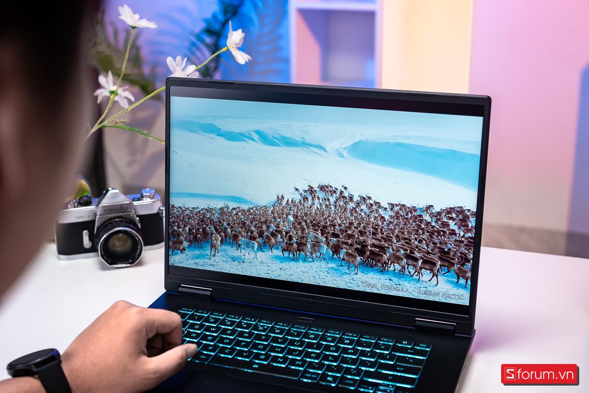 Thiết kế màn hình 16 inch độ phân giải 1920×1200