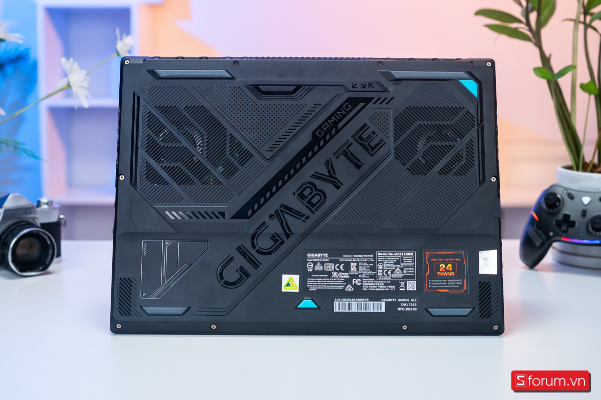 Thiết kế Gigabyte Gaming A16