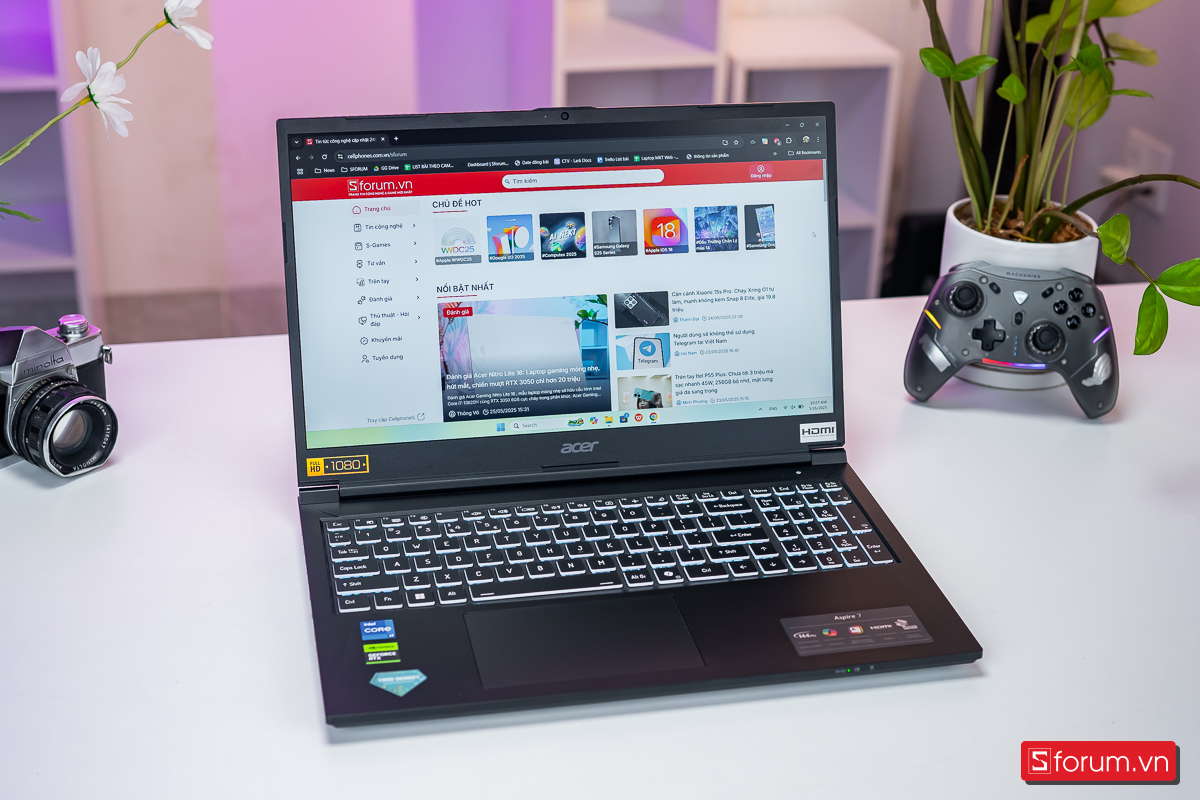 Laptop gaming 16GB RAM 20 triệu