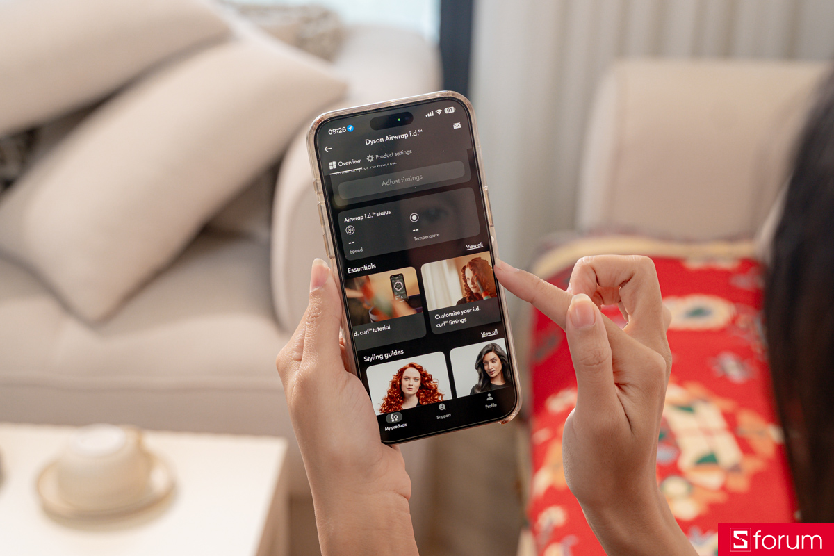 Kết nối Bluetooth với ứng dụng MyDyson