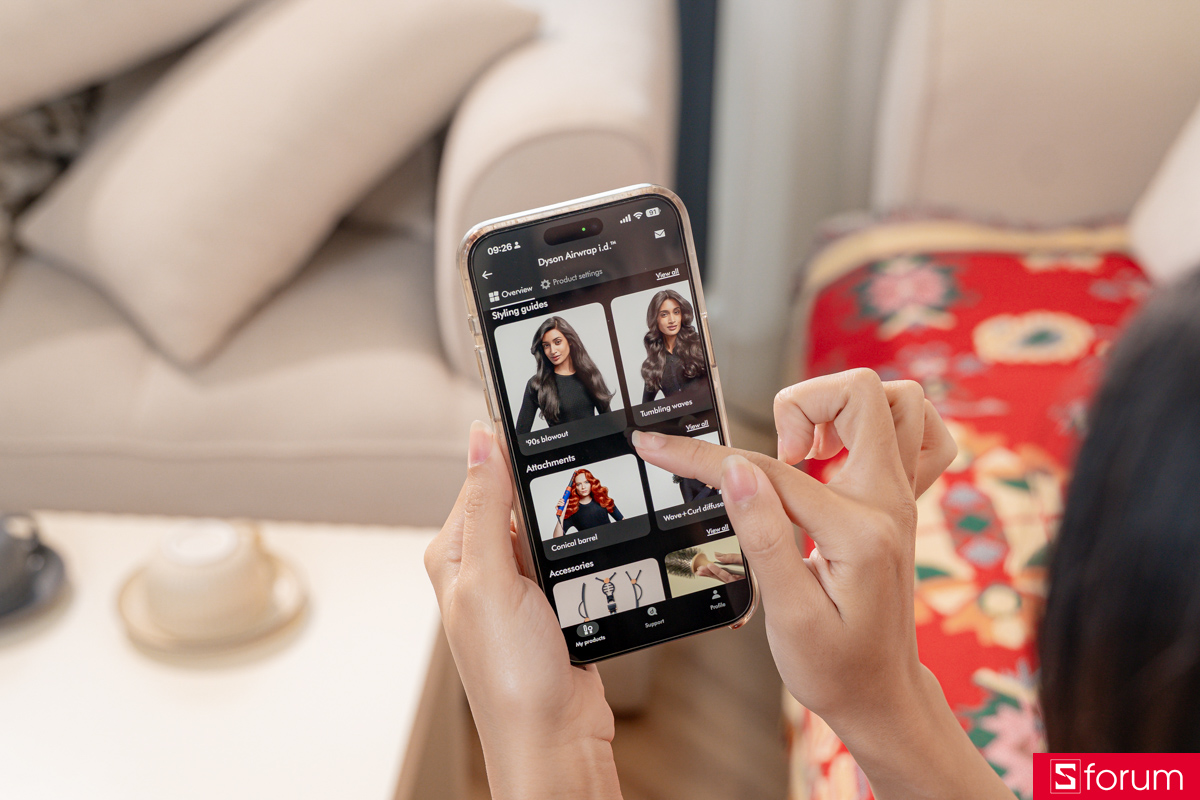 Kết nối Bluetooth với ứng dụng MyDyson