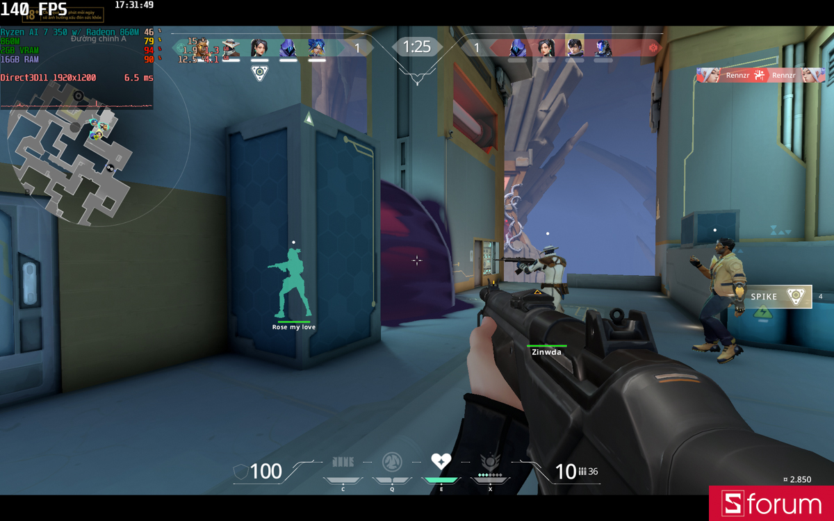 Hiệu năng chơi game trên Omnibook 5