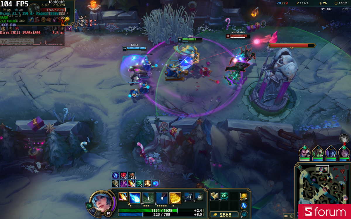 Hiệu năng chơi game trên Omnibook 5