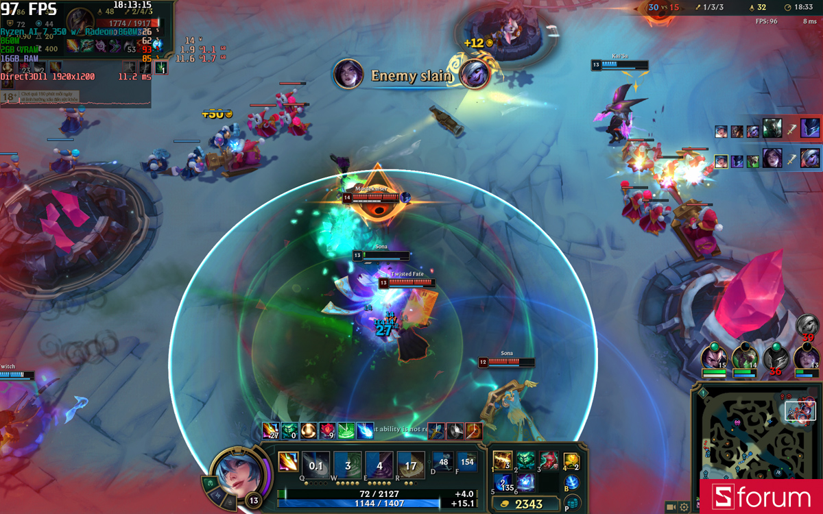 Hiệu năng chơi game trên Omnibook 5