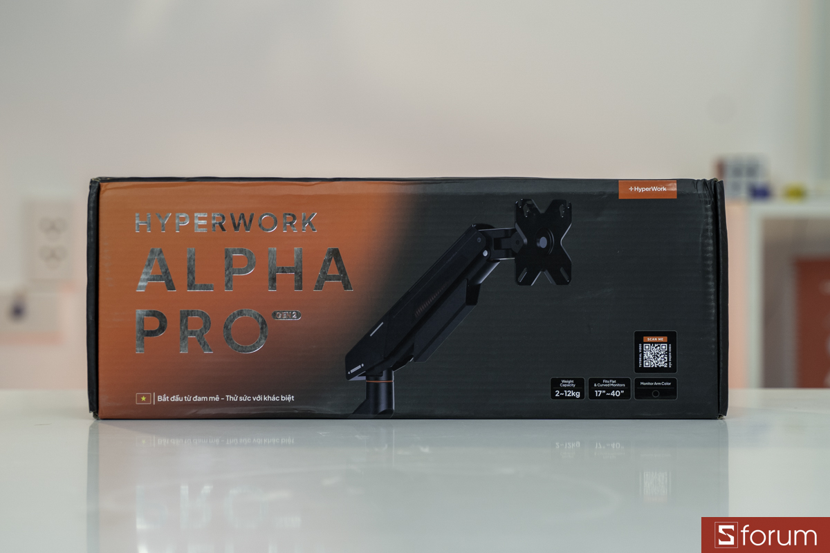 Trên tay Arm màn hình HyperWork Alpha Pro Gen 2