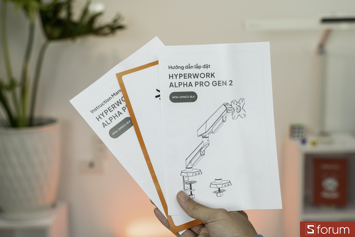 Trên tay Arm màn hình HyperWork Alpha Pro Gen 2