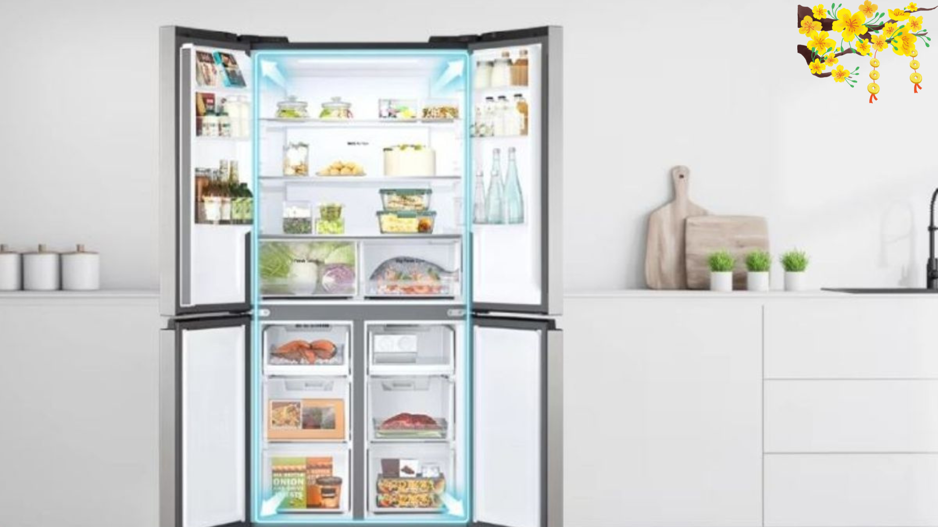 Tủ lạnh đầy ắp, cả năm sung túc: Bánh chưng, bia rượu cứ để "em" lo!