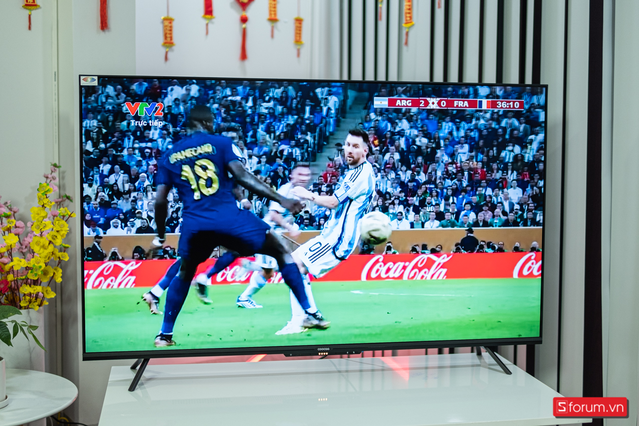 TV 55 inch 4K giá rẻ, xem bóng đá U23 Việt Nam sắc nét tại nhà