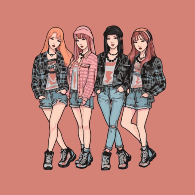 Hình ảnh anime Blackpink