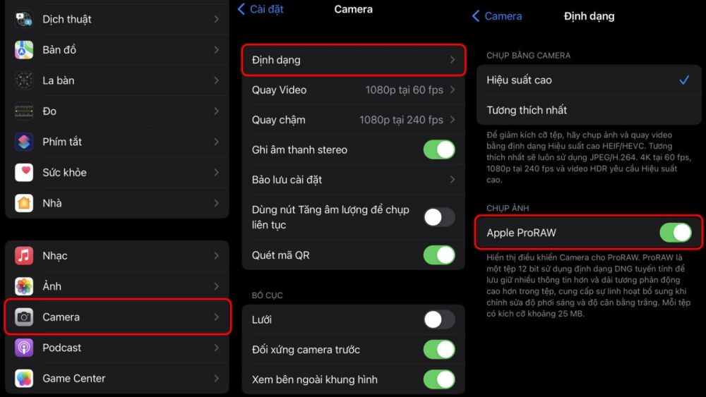 Hướng dẫn chụp ảnh RAW trên điện thoại iPhone