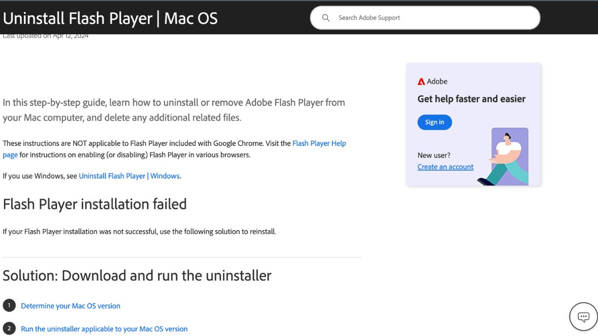 Cách chạy Adobe Flash Player 2021 MacOS ngay cả khi không được hỗ trợ nữa bước 1