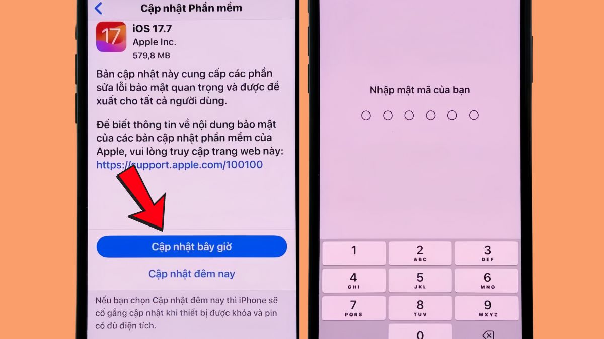 Cách cập nhật iOS trên iPhone theo cách thủ công bước 2