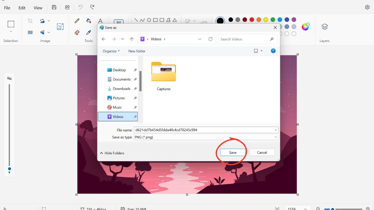 Cách đổi đuôi ảnh bằng Microsoft Paint bước 3