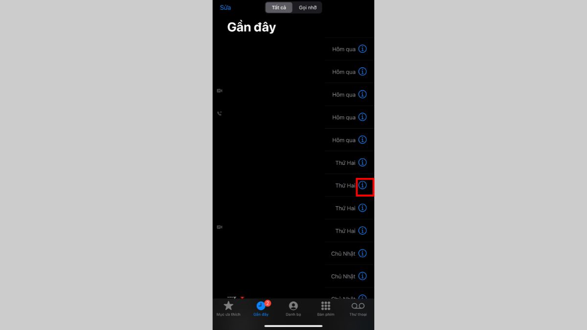 Hướng dẫn cách chặn số lạ bất kỳ trên iPhone từ cuộc gọi trực tiếp bước 2