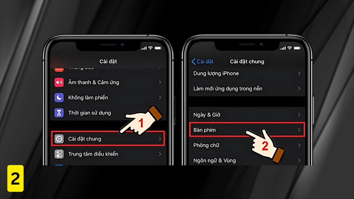 Cách chỉnh phông chữ trên điện thoại iOS - bước 2
