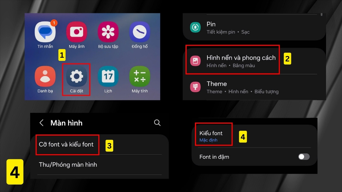 cách điều chỉnh phông chữ trên điện thoại bằng FontFix bước 4