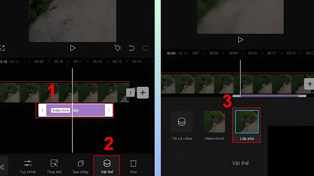 Cách làm mờ chữ trong video Capcut trên điện thoại bước 3