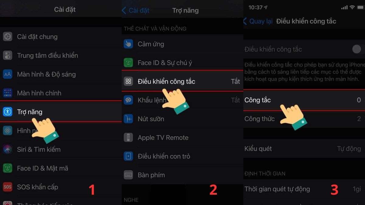Cách săn sale Shopee bằng Auto Click trên iPhone bước 1