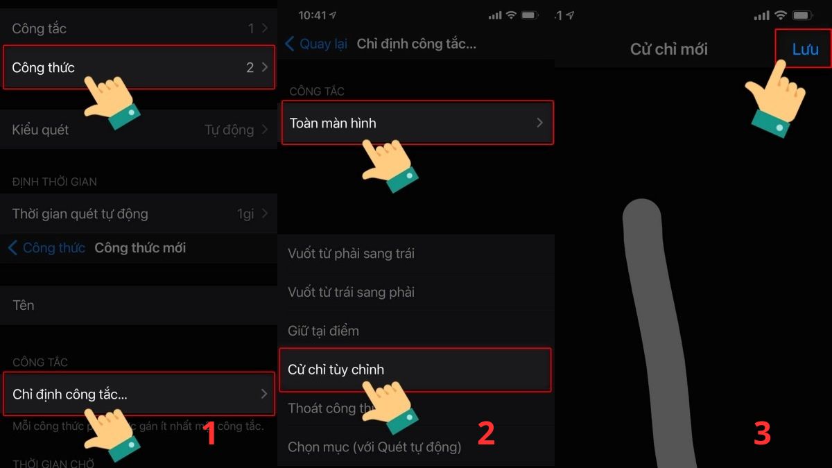 Cách săn sale Shopee bằng Auto Click trên iPhone bước 2