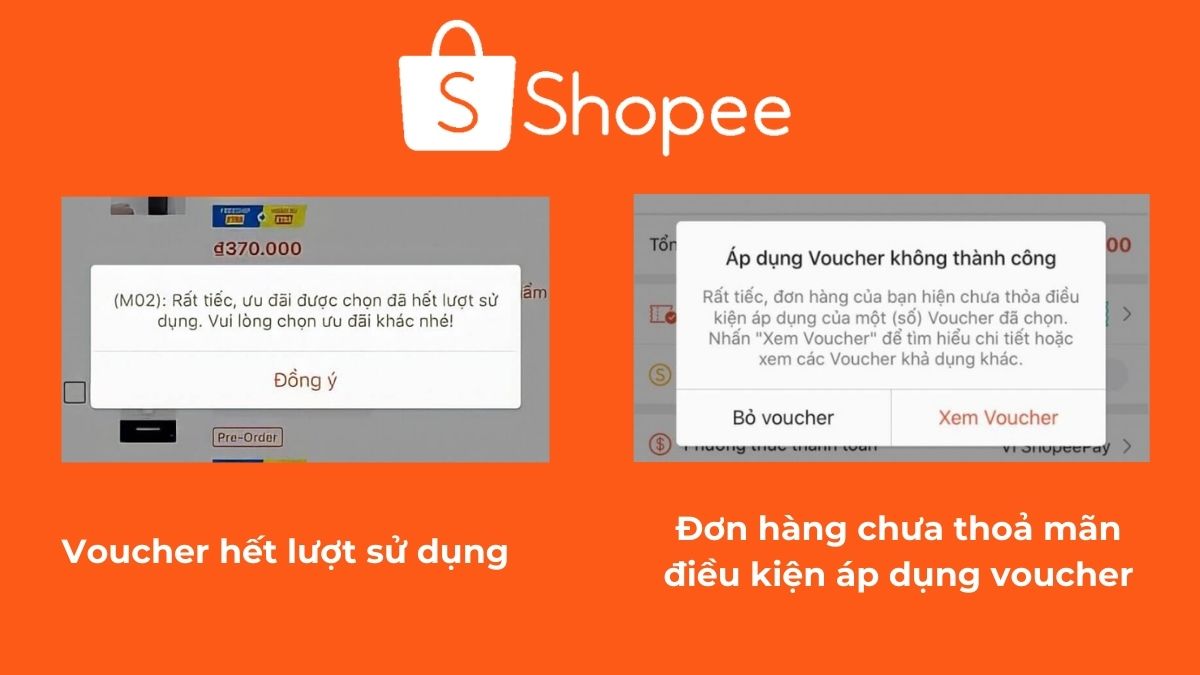 Lưu ý khi sử dụng voucher Shopee