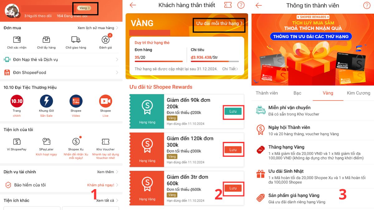 Cách săn sale Shopee ưu đãi thành viên