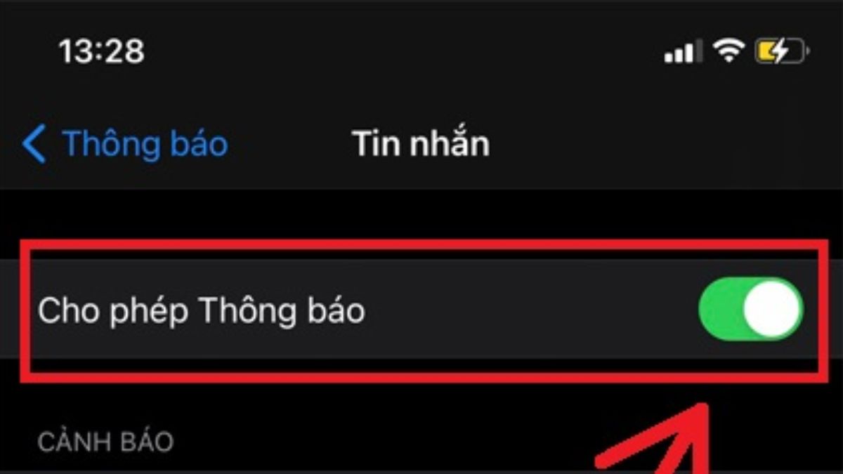 Cách tắt thông báo iMessage trên iPhone bước 3