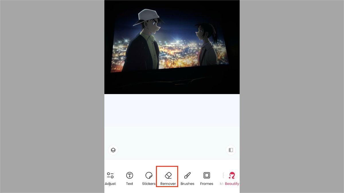 Cách xóa người trong ảnh trên iPhone bằng app Meitu bước 2