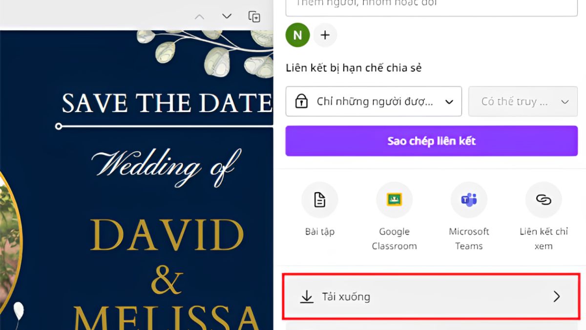 Sửa lỗi Canva không tải file được bước 1