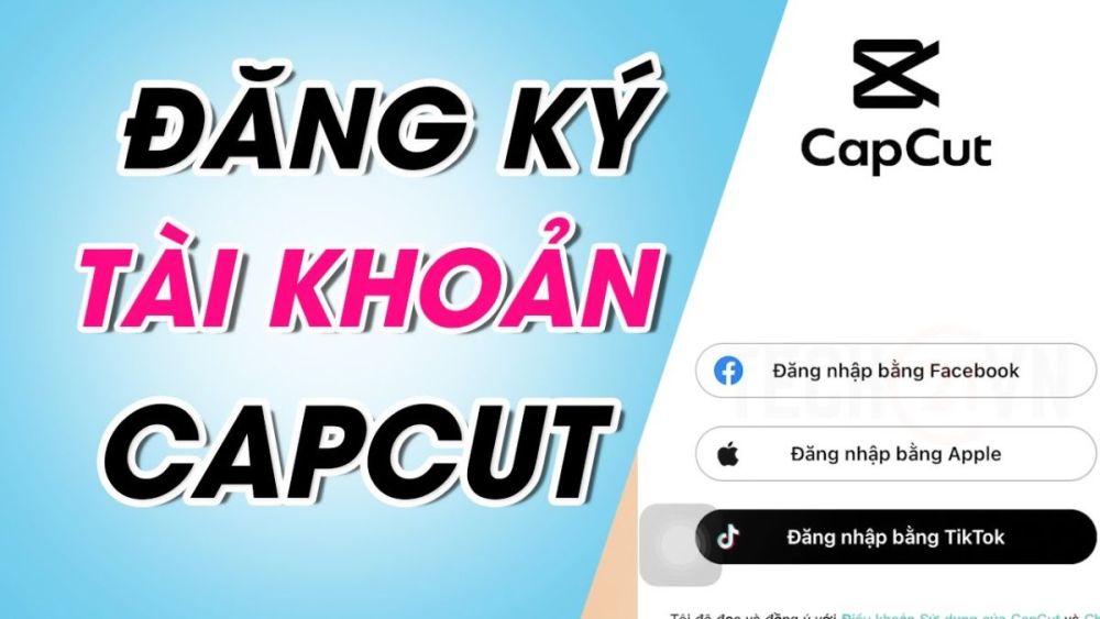 Cách đăng ký tài khoản Capcut AI